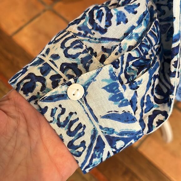 KAS Designs split length kaftan style dress/swimsuit coverup, XL! - Picture 8 of 13